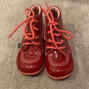 Kickers Red Baby Boy Boots